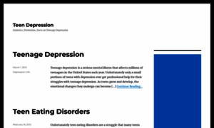 Teendepression.org thumbnail