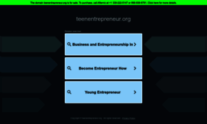 Teenentrepreneur.org thumbnail