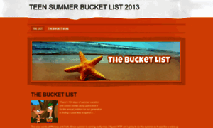 Teensummerbucketlist.weebly.com thumbnail