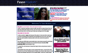 Teenwisdom.com thumbnail