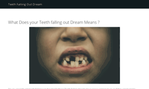 Teethfallingoutdream.com thumbnail