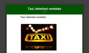 Tehertaxi.azonnal.net thumbnail