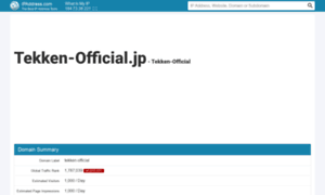 Tekken-official.jp.ipaddress.com thumbnail