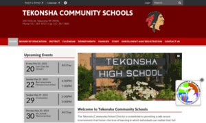 Tekonshaschools.org thumbnail