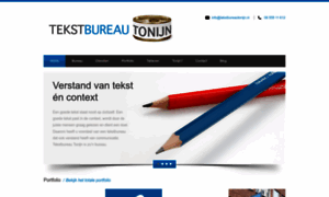 Tekstbureautonijn.nl thumbnail