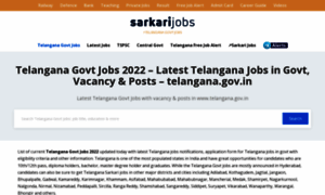 Telangana.sarkarijobs.com thumbnail