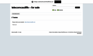 Telecomcauliffeforsale.wordpress.com thumbnail