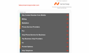 Telecomserviceprovider.com thumbnail