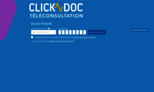 Teleconsultation.clickdoc.fr thumbnail