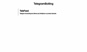 Telegrambotting.com thumbnail