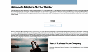 Telephone-number-checker.co.uk thumbnail