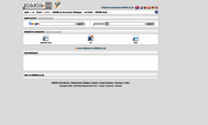 Telephonecompanies.klikklik.co.uk thumbnail