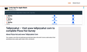 Tellpizzahut.org thumbnail