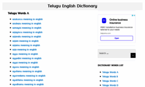 Teluguenglishdictionary.in thumbnail