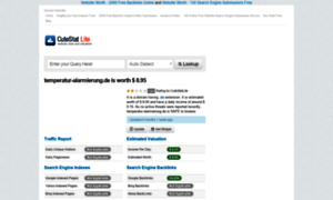 Temperatur-alarmierung.de.cutestatvalue.com thumbnail