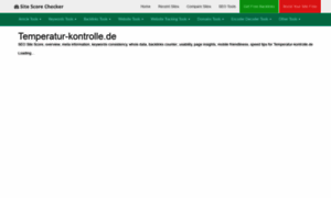 Temperatur-kontrolle.de.sitescorechecker.com thumbnail