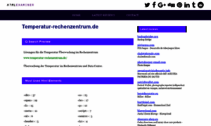 Temperatur-rechenzentrum.de.htmlexaminer.com thumbnail