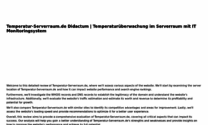 Temperatur-serverraum.de.ipaddress.com thumbnail