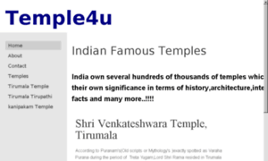 Temple4u.com thumbnail