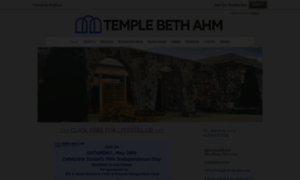 Templebethahm.org thumbnail