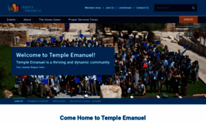 Templeemanuel.com thumbnail