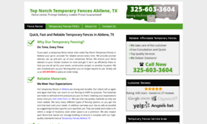 Temporaryfencesabilenetx.com thumbnail