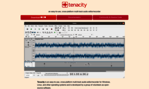 Tenacityaudio.org thumbnail