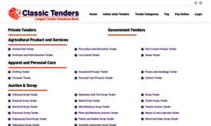 Tender.classictenders.com thumbnail