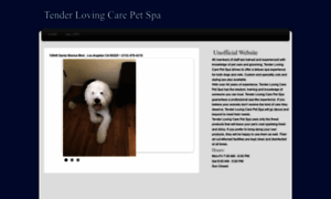 Tenderlovingcarepetspa.com thumbnail