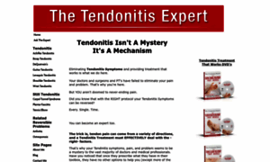 Tendonitisexpert.com thumbnail