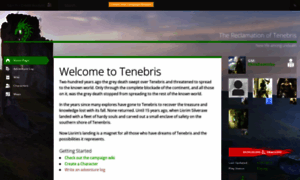 Tenebris.obsidianportal.com thumbnail