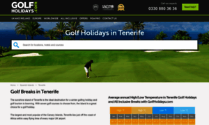 Tenerifegolfholidays.co.uk thumbnail