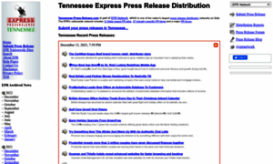 Tennessee-press-release.com thumbnail