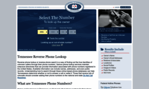 Tennessee.phonenumbers.org thumbnail