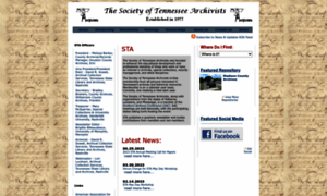 Tennesseearchivists.org thumbnail