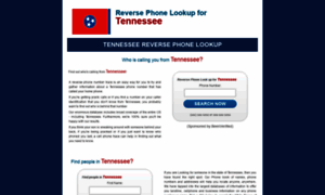 Tennesseephonelookup.com thumbnail