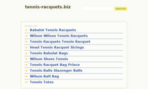 Tennis-racquets.biz thumbnail