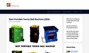 Tennisballmachinereviews.org thumbnail