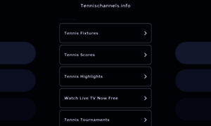 Tennischannels.info thumbnail