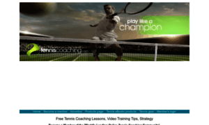 Tenniscoaching.com thumbnail