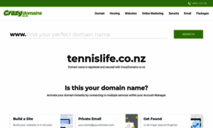 Tennislife.co.nz thumbnail