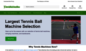Tennismachinesnow.com thumbnail