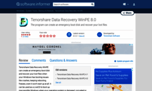 Tenorshare-data-recovery-winpe.software.informer.com thumbnail