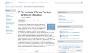 Tenorshare-iphone-backup-unlocker-standard.updatestar.com thumbnail