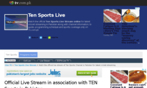 Tensports.tv.com.pk thumbnail