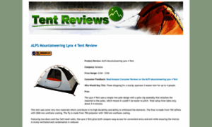 Tent-reviews-hq.blogspot.com thumbnail