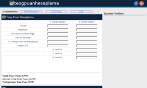 Teogpuanhesaplama.com thumbnail