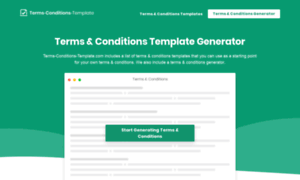 Terms-conditions-template.com thumbnail