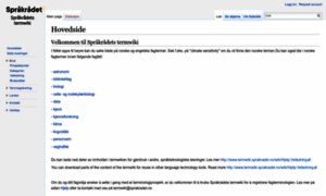 Termwiki.sprakradet.no thumbnail