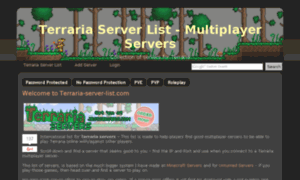 Terraria-server-list.com thumbnail